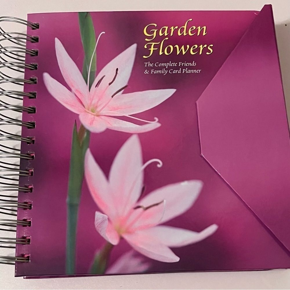 Garden Flowers. the complete friends & family card planner